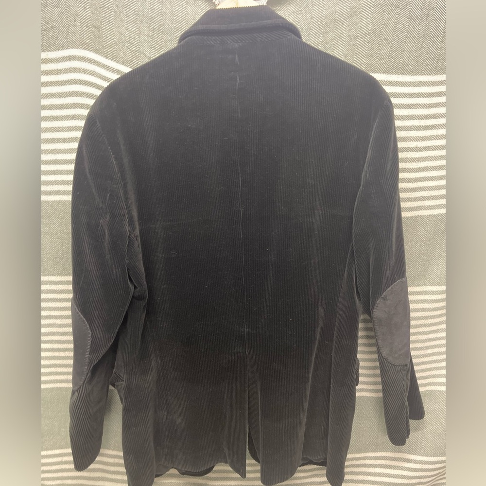 Polo Ralph Lauren Black Corduroy Jacket Size M - Picture 3 of 3